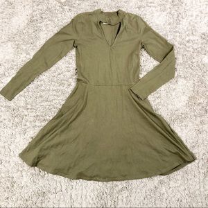 Hollister Army Green Dress